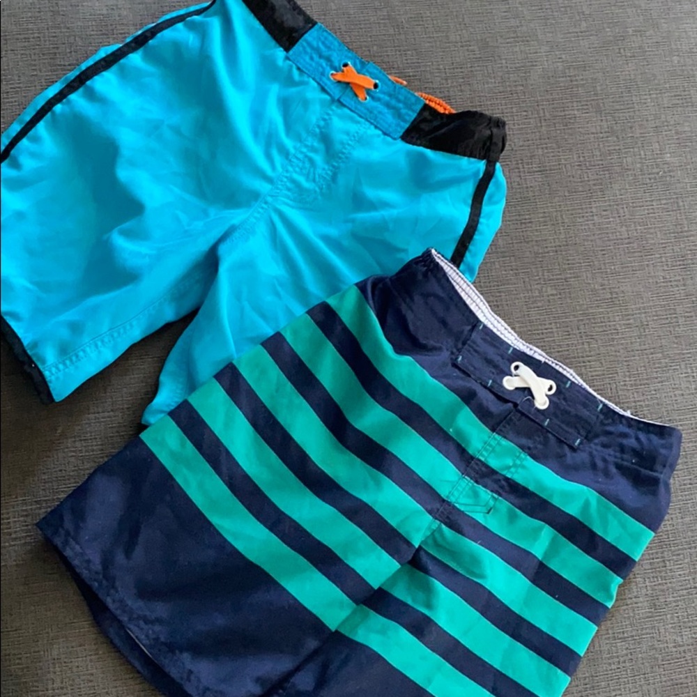 Boys Swim Trunks 2 pairs Medium